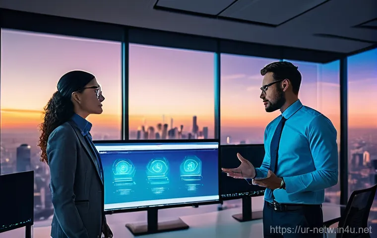 네트워크관리사 실기 시험에서 자주 출제되는 문제 분석 - **Prompt:** A highly skilled network professional (male, mid-40s, wearing a neatly pressed collared ...