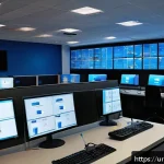 네트워크 실기 시험 대비 최신 기술 동향 분석 - A modern networking lab setup featuring advanced Cisco ISR 4000 series routers and Cisco Catalyst 90...